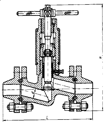 КЛАПАН ЗАПОРНЫЙ PN 10; 16; 40